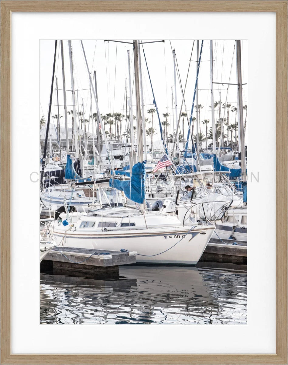 Poster mit Rahmen Kalifornien ’Boat’ K177 - Wandbilder