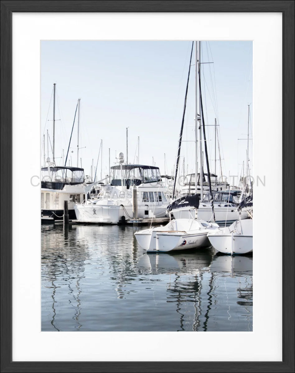 Poster mit Rahmen Kalifornien ’Boat’ K30 - Wandbilder