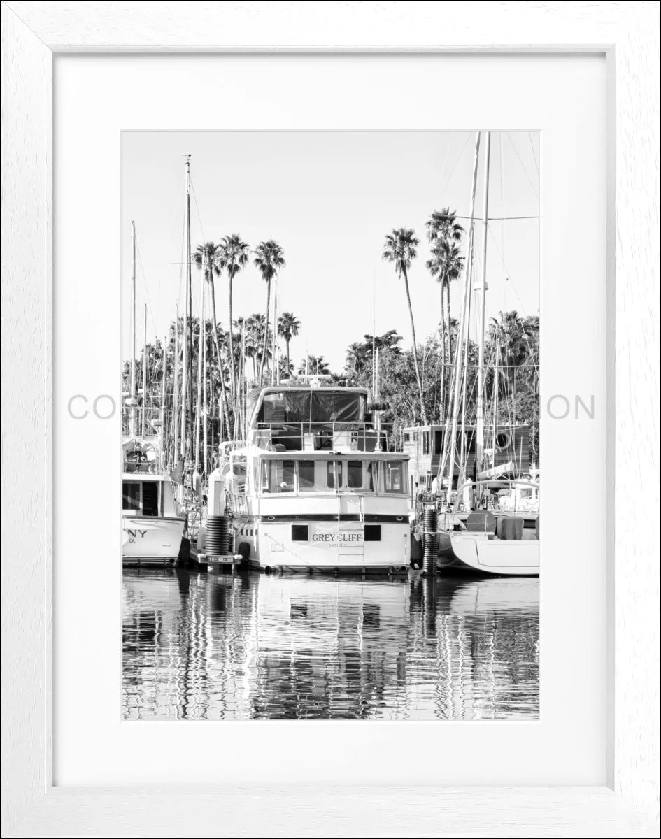 Poster mit Rahmen Kalifornien ’Boat’ K33 - Wandbilder