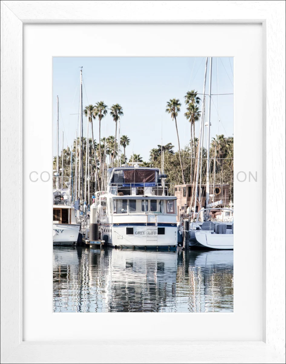 Poster mit Rahmen Kalifornien ’Boat’ K33 - Wandbilder