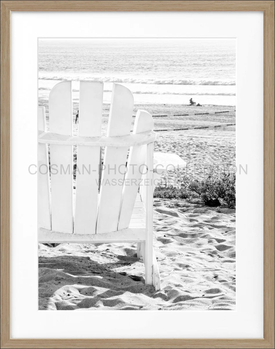 Poster mit Rahmen Kalifornien ’Deckchair’ K178 - Wandbilder