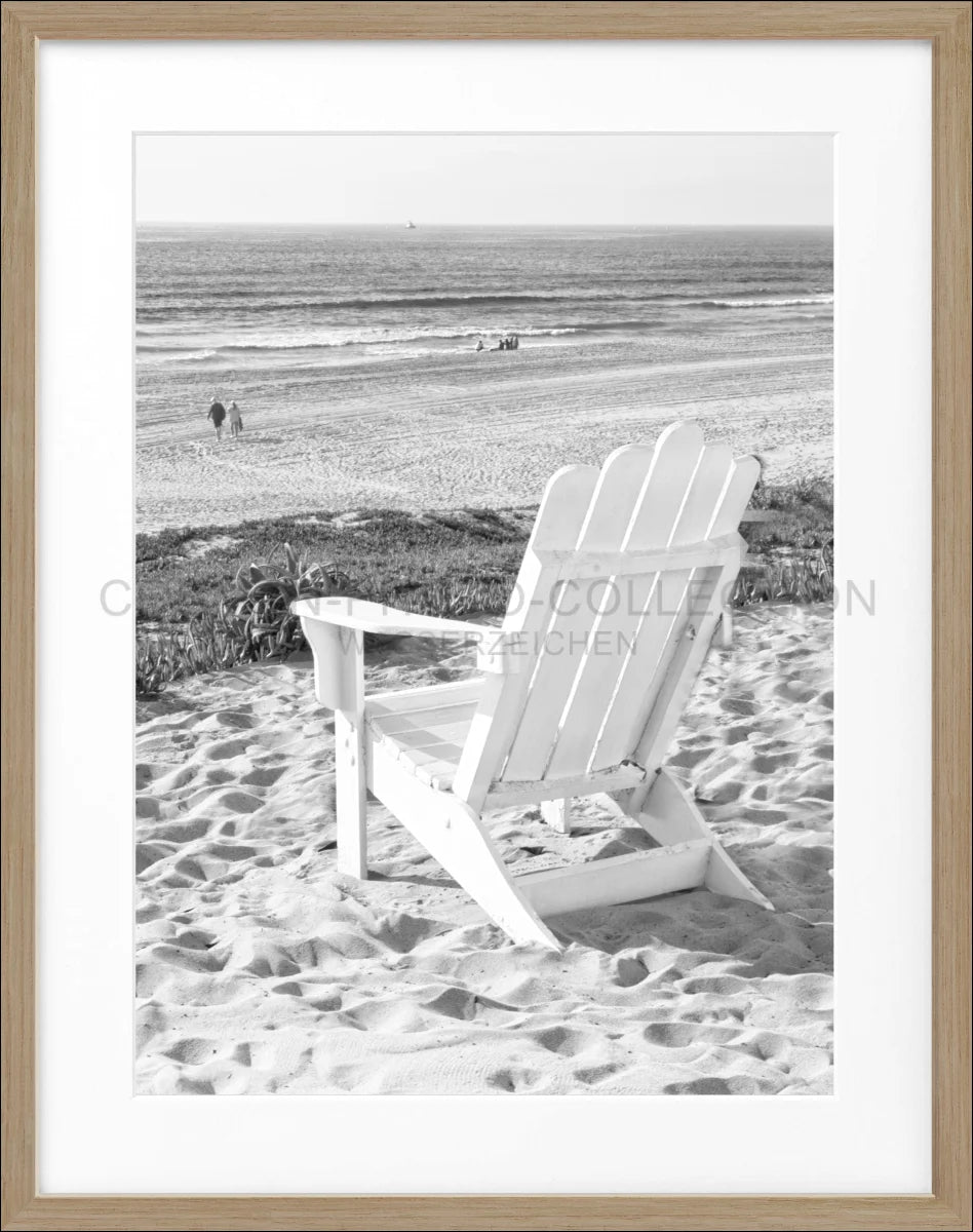 Poster mit Rahmen Kalifornien ’Deckchair’ K180 - Wandbilder