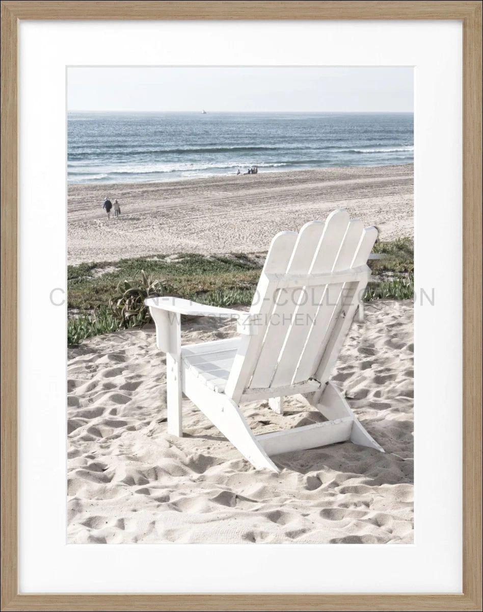 Poster mit Rahmen Kalifornien ’Deckchair’ K180 - Wandbilder