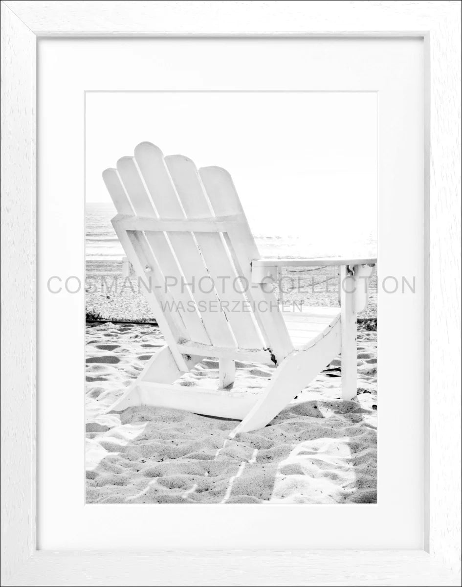 Poster mit Rahmen Kalifornien ’Deckchair’ K181 - Wandbilder