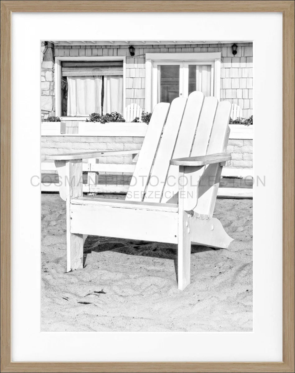 Poster mit Rahmen Kalifornien ’Deckchair’ K182 - Wandbilder