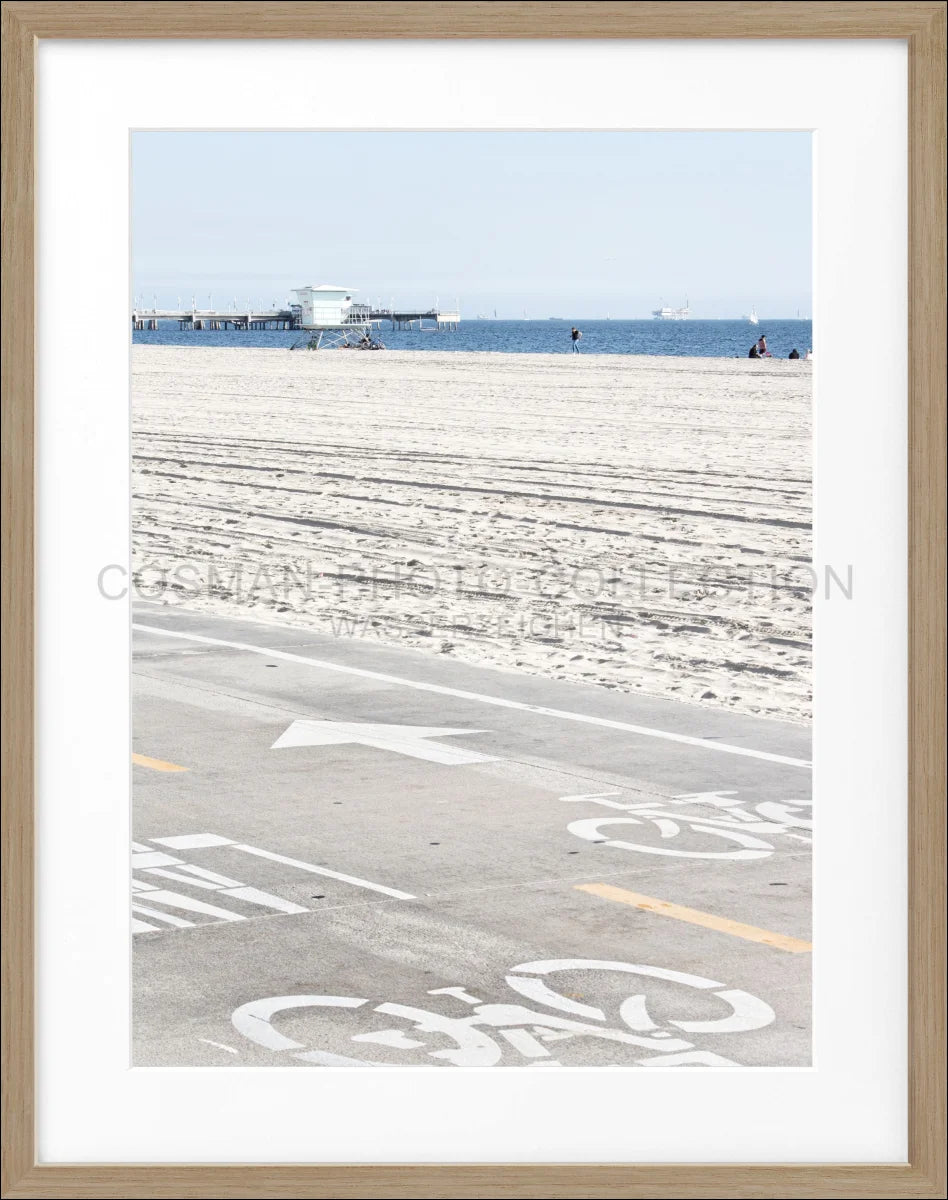 Poster mit Rahmen Kalifornien ’Huntington Beach’ K139