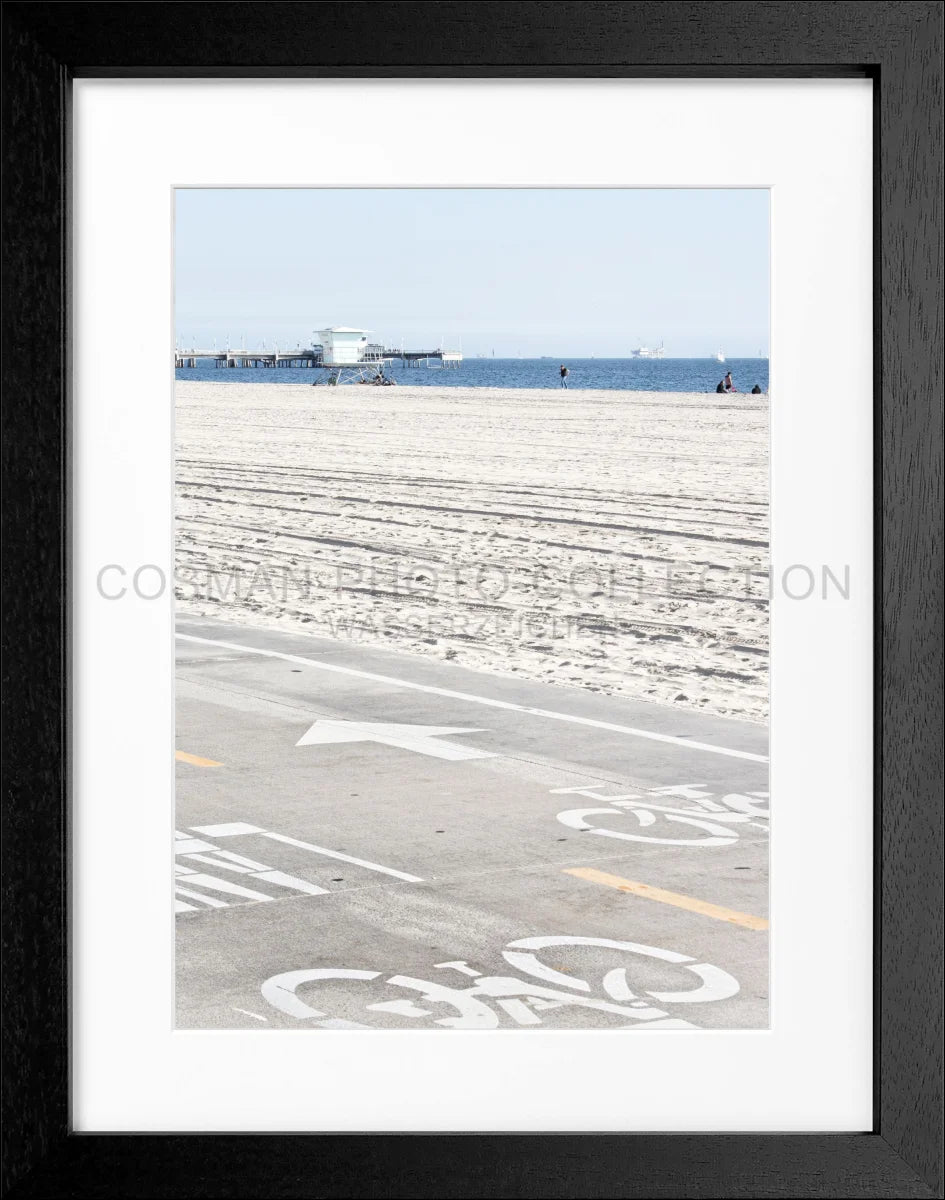 Poster mit Rahmen Kalifornien ’Huntington Beach’ K139