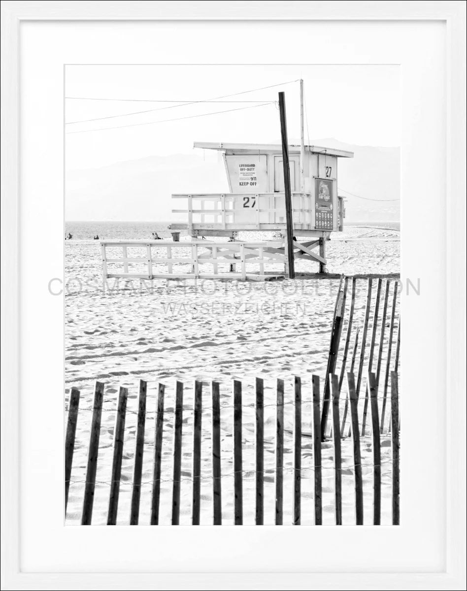 Poster mit Rahmen Kalifornien ’Lifeguard’ K122 - Wandbilder