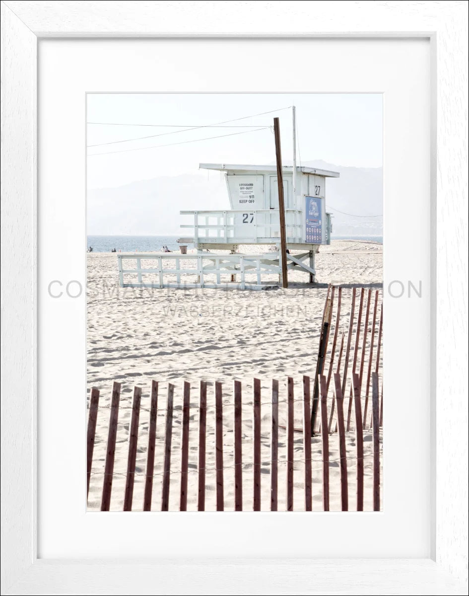 Poster mit Rahmen Kalifornien ’Lifeguard’ K122 - Wandbilder