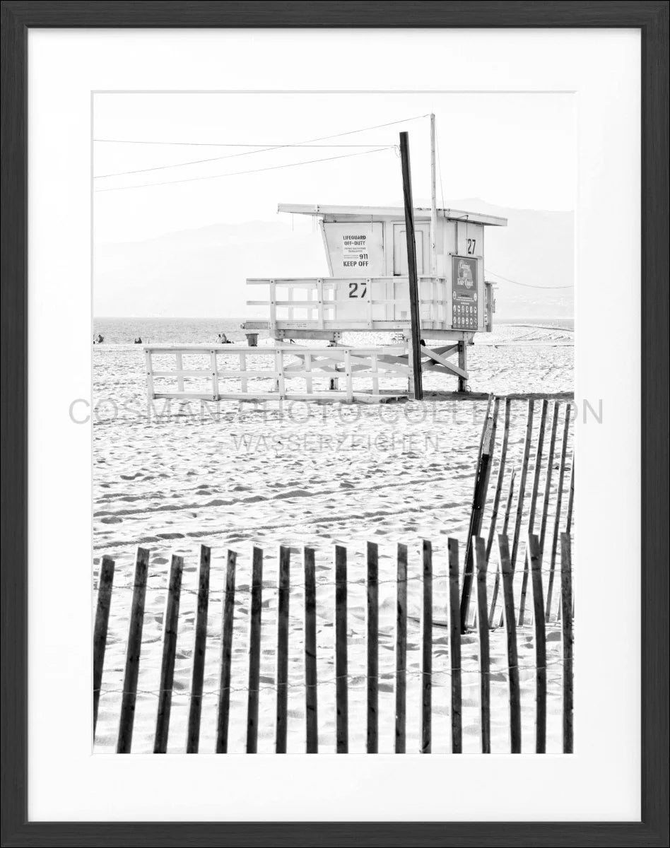 Poster mit Rahmen Kalifornien ’Lifeguard’ K122 - Wandbilder