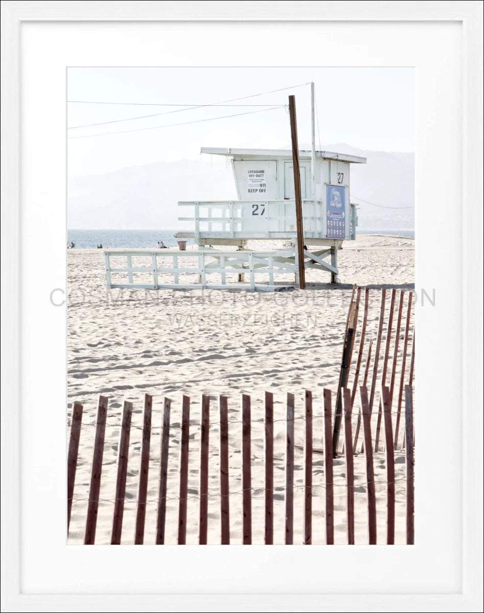 Poster mit Rahmen Kalifornien ’Lifeguard’ K122 - Wandbilder