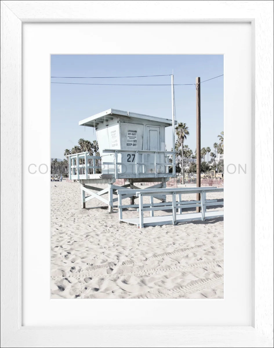 Poster mit Rahmen Kalifornien ’Lifeguard’ K123 - Wandbilder