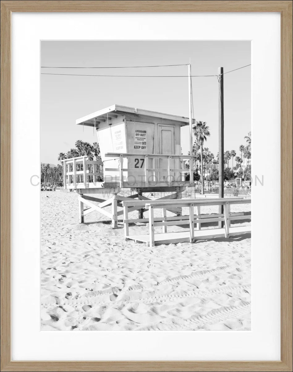 Poster mit Rahmen Kalifornien ’Lifeguard’ K123 - Wandbilder