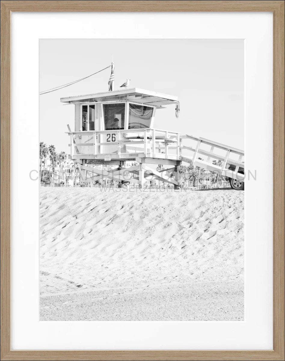 Poster mit Rahmen Kalifornien ’Lifeguard’ K127 - Wandbilder