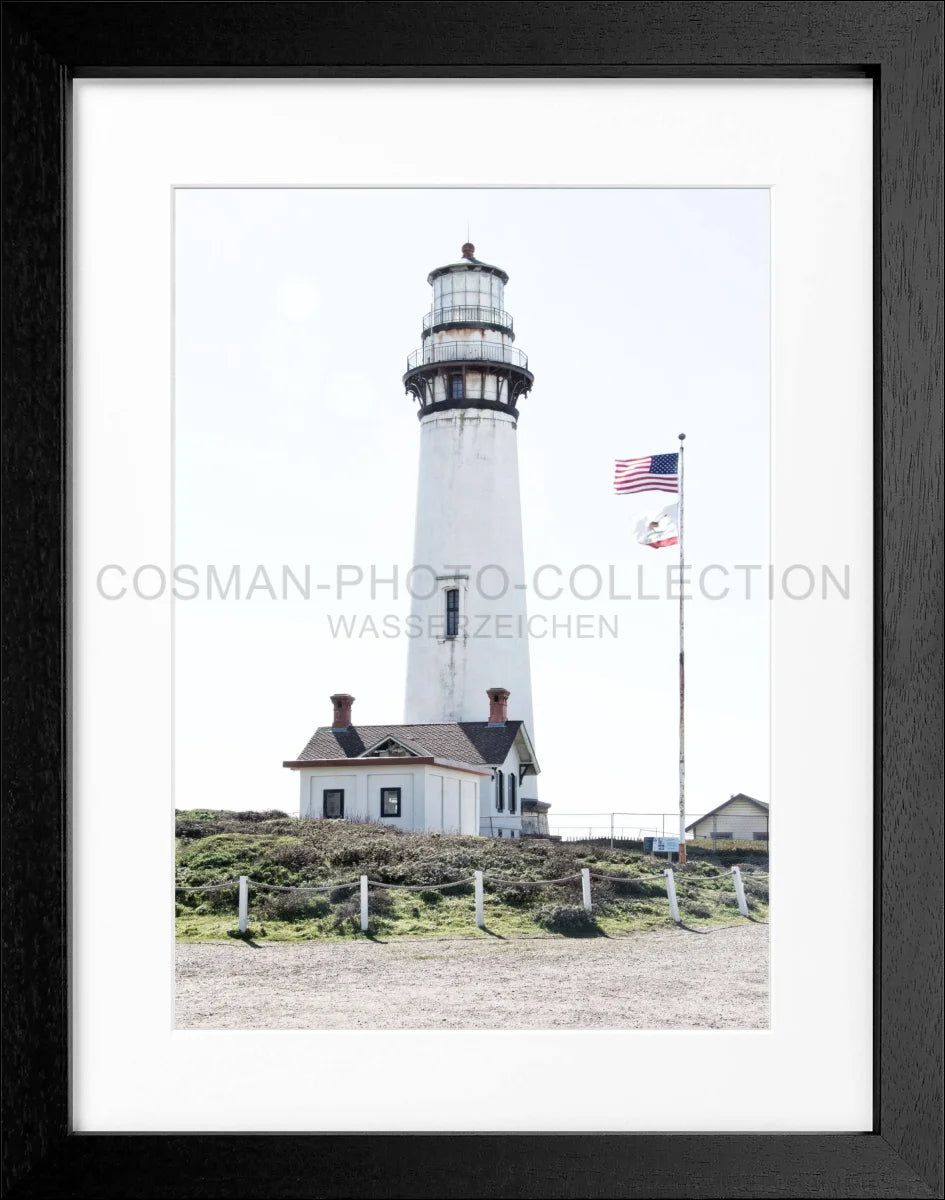 Poster mit Rahmen Kalifornien ’Lighthouse’ L03 - Wandbilder