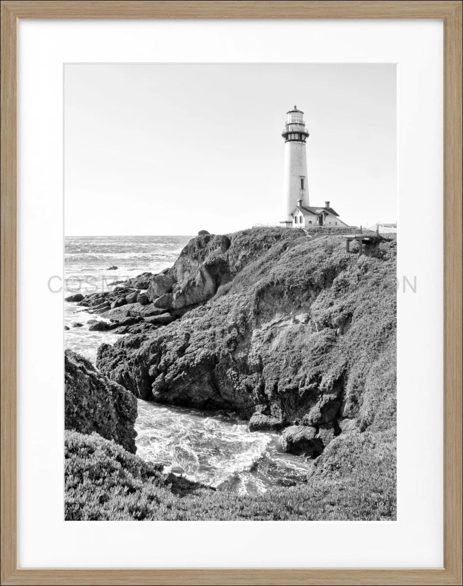 Poster mit Rahmen Kalifornien ’Lighthouse’ L07 - Wandbilder