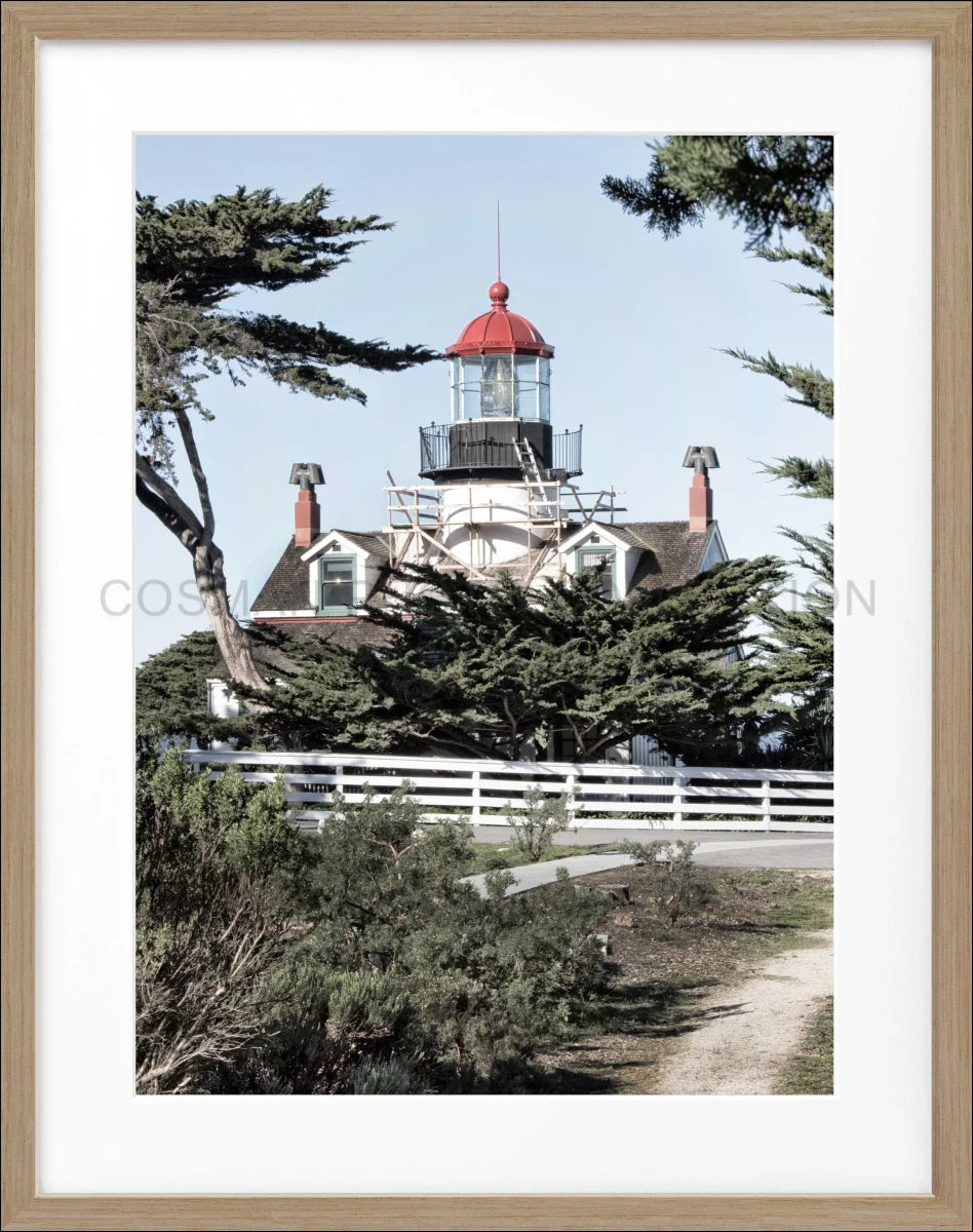 Poster mit Rahmen Kalifornien ’Lighthouse’ L09 - Wandbilder