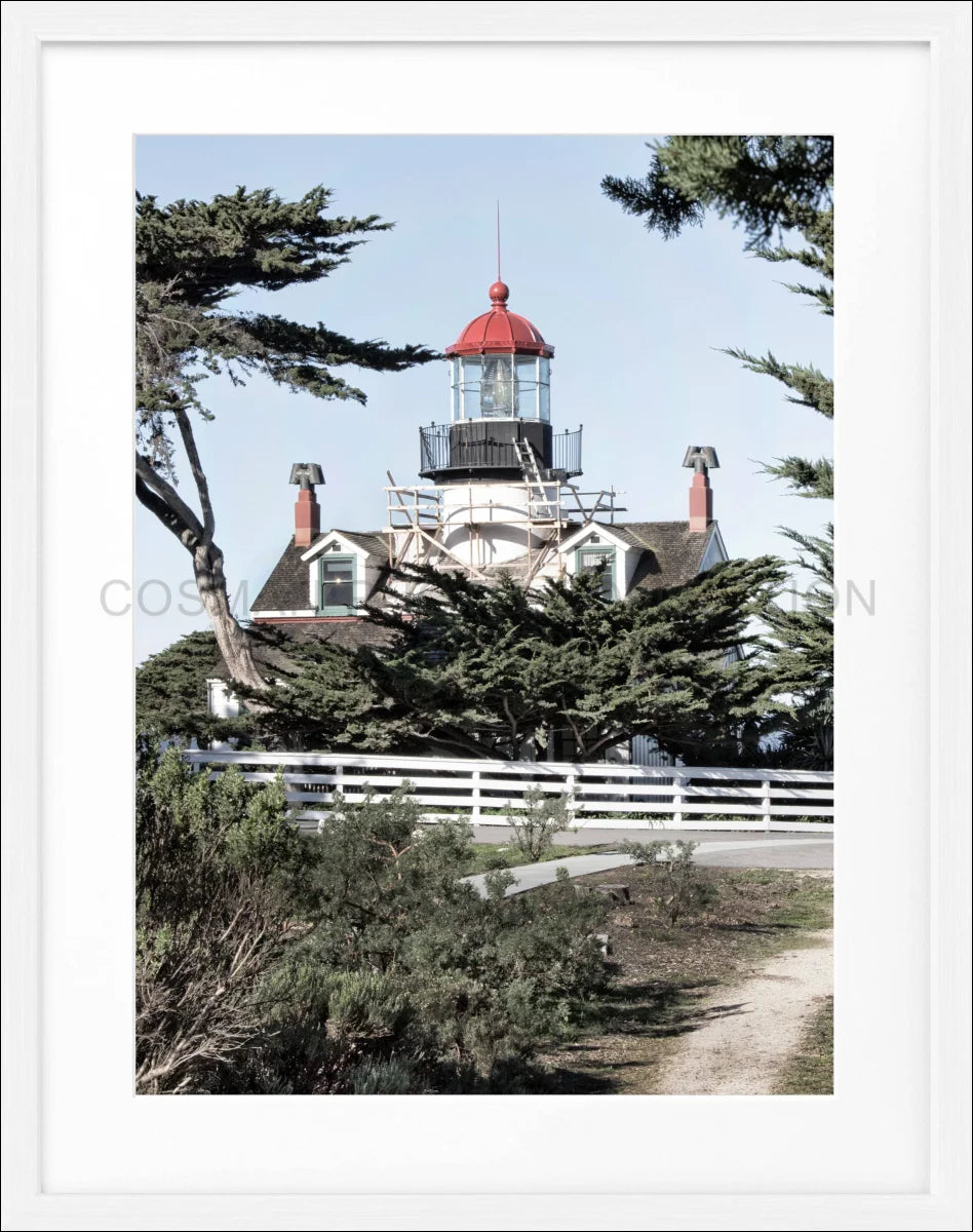 Poster mit Rahmen Kalifornien ’Lighthouse’ L09 - Wandbilder