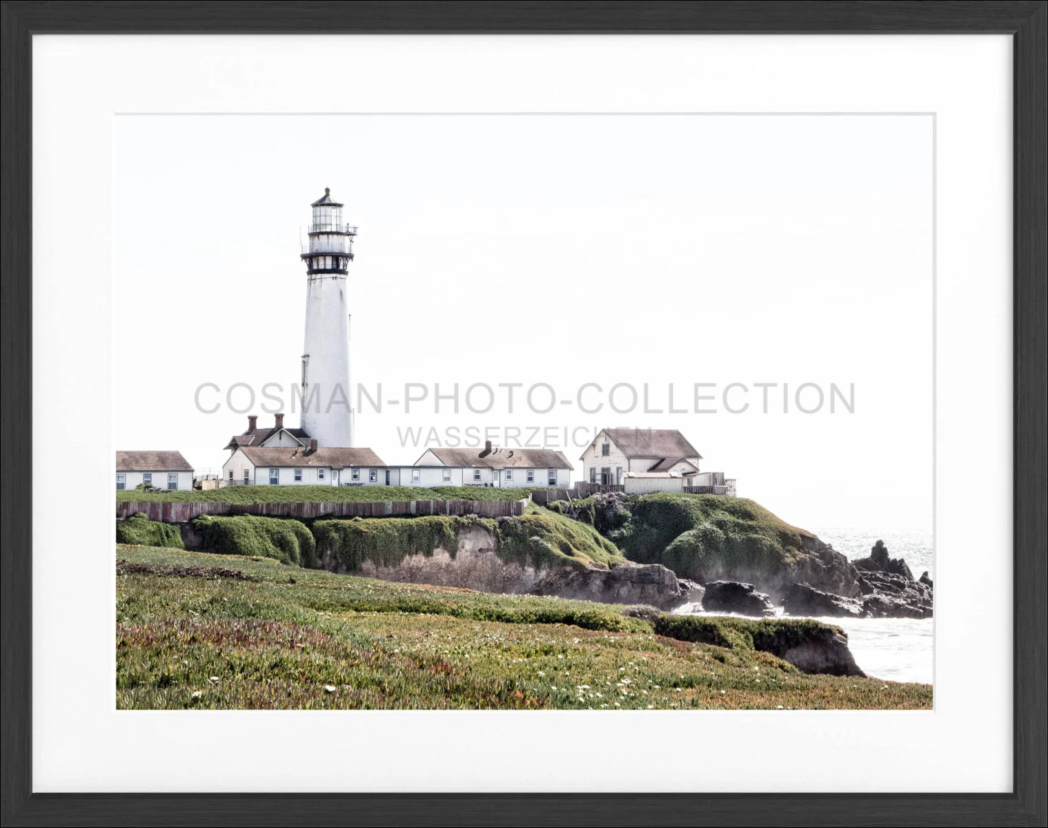 Poster mit Rahmen Kalifornien ’Lighthouse’ L10 - Wandbilder