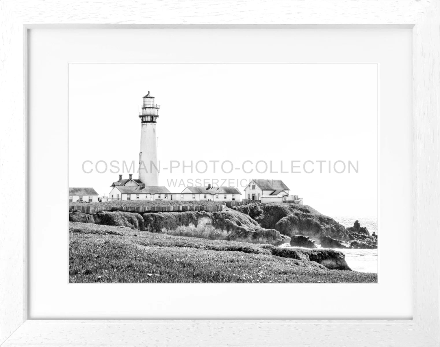 Poster mit Rahmen Kalifornien ’Lighthouse’ L10 - Wandbilder