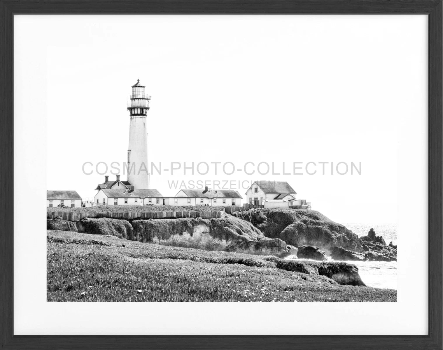 Poster mit Rahmen Kalifornien ’Lighthouse’ L10 - Wandbilder