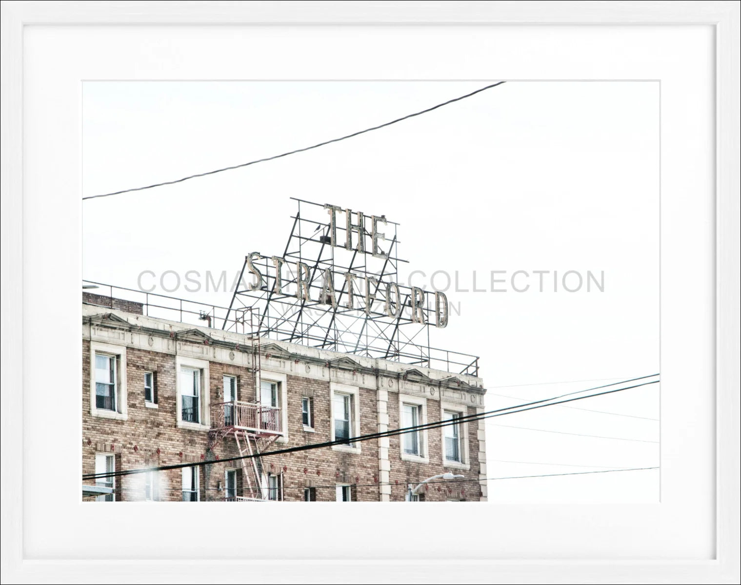 Poster mit Rahmen Kalifornien Los Angeles Hotel ’The