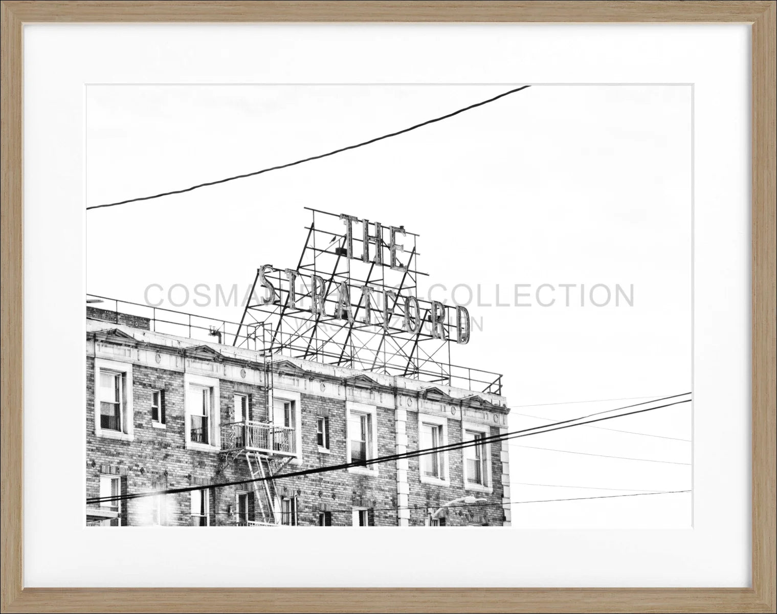 Poster mit Rahmen Kalifornien Los Angeles Hotel ’The