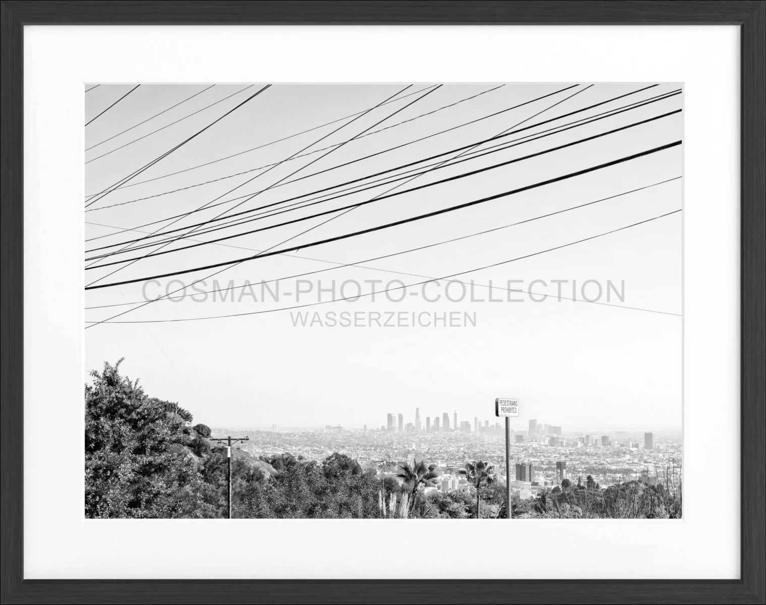 Poster mit Rahmen Kalifornien Los Angeles K138 - Wandbilder