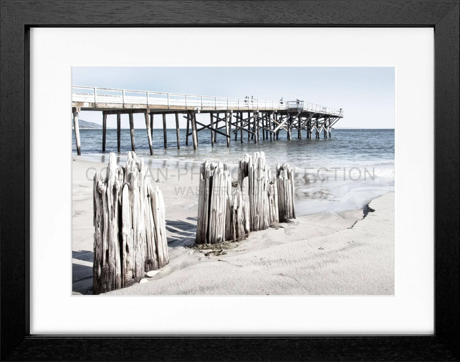 Poster mit Rahmen Kalifornien Malibu Beach K65 - Wandbilder