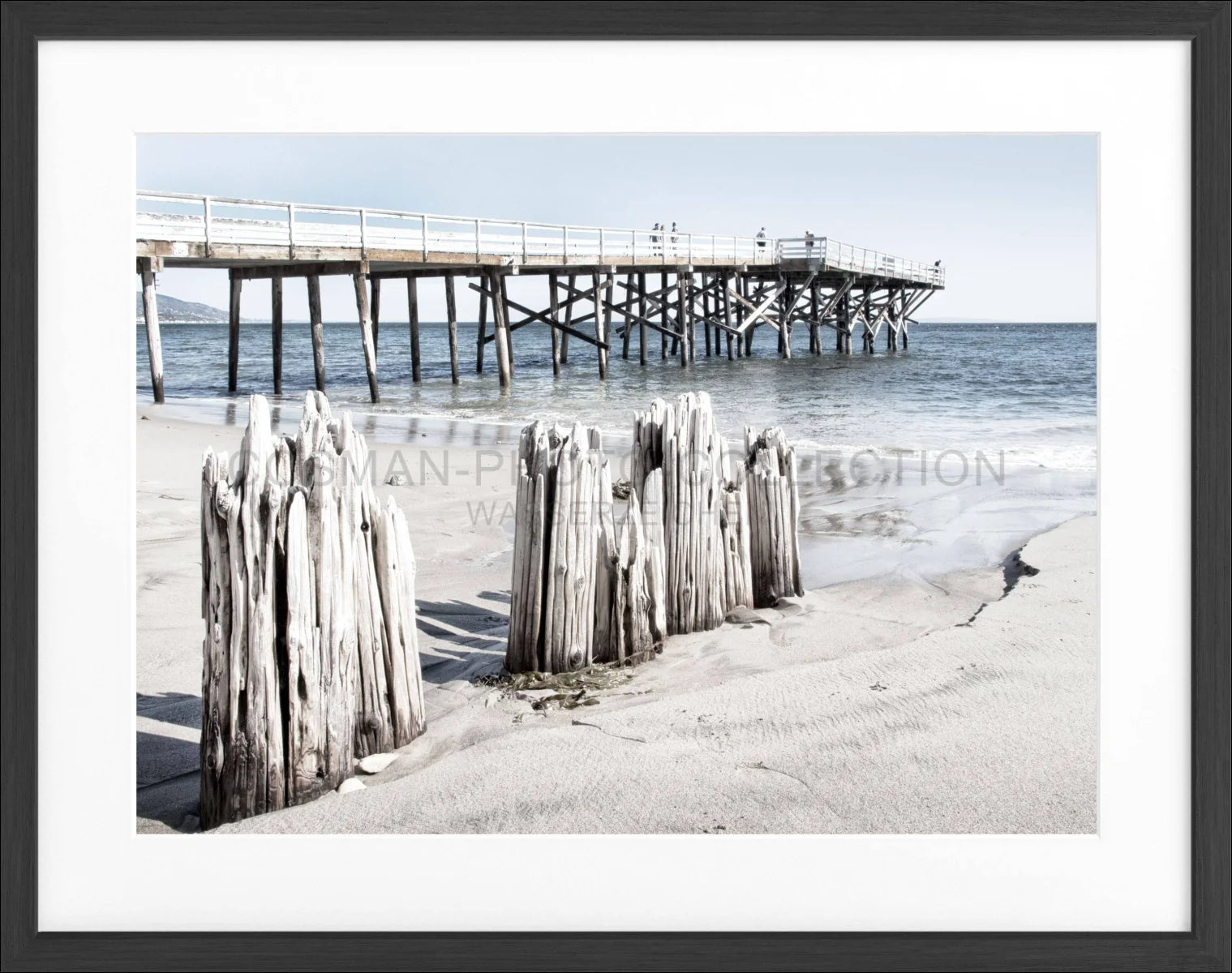 Poster mit Rahmen Kalifornien Malibu Beach K65 - Wandbilder