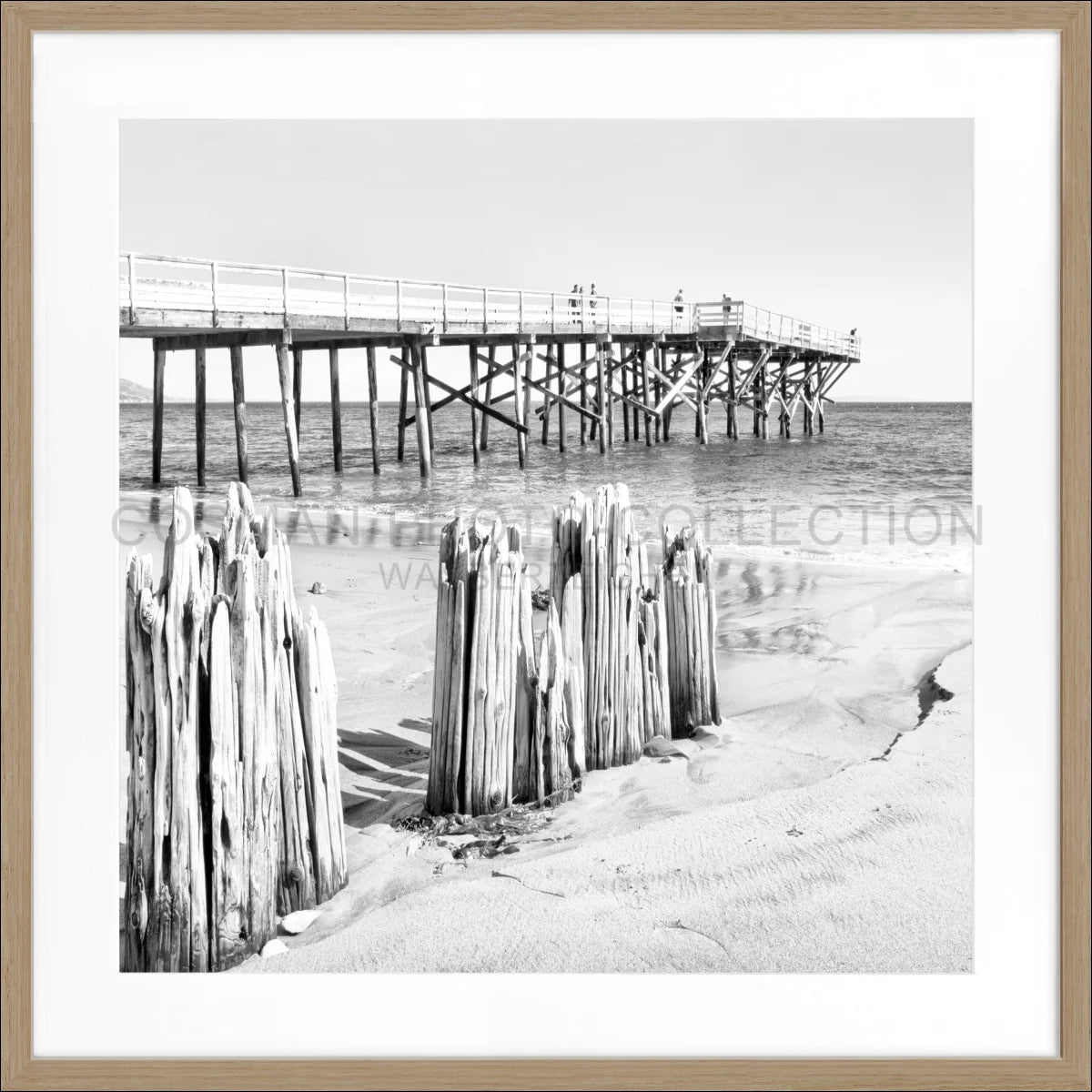 Poster mit Rahmen Kalifornien Malibu Beach K65Q - Wandbilder