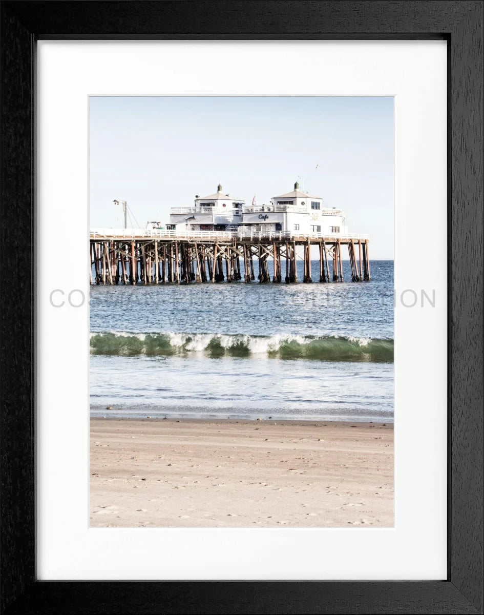 Poster mit Rahmen Kalifornien Malibu Beach ’Pier’ K87