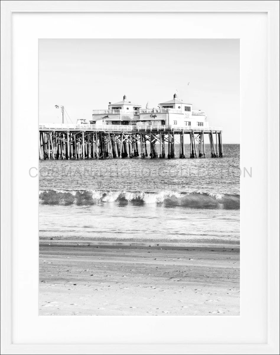 Poster mit Rahmen Kalifornien Malibu Beach ’Pier’ K87