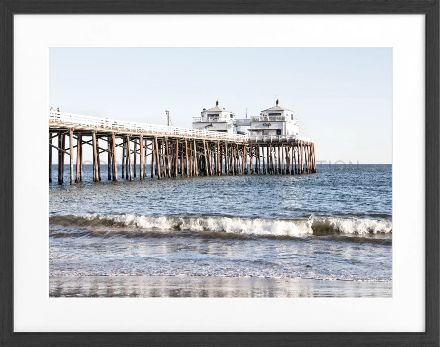 Poster mit Rahmen Kalifornien Malibu Beach ’Pier’ K88