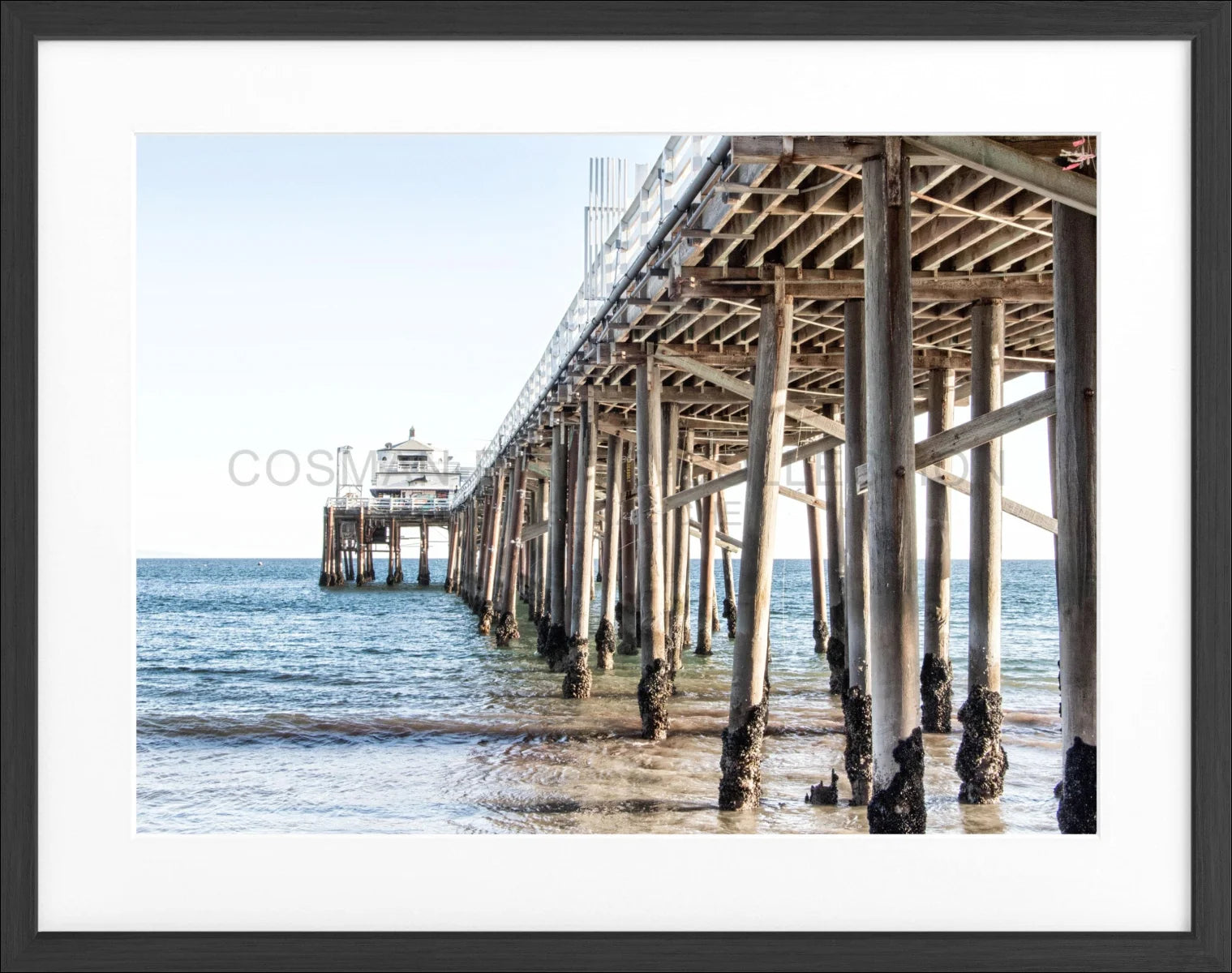 Poster mit Rahmen Kalifornien Malibu Beach ’Pier’ K91