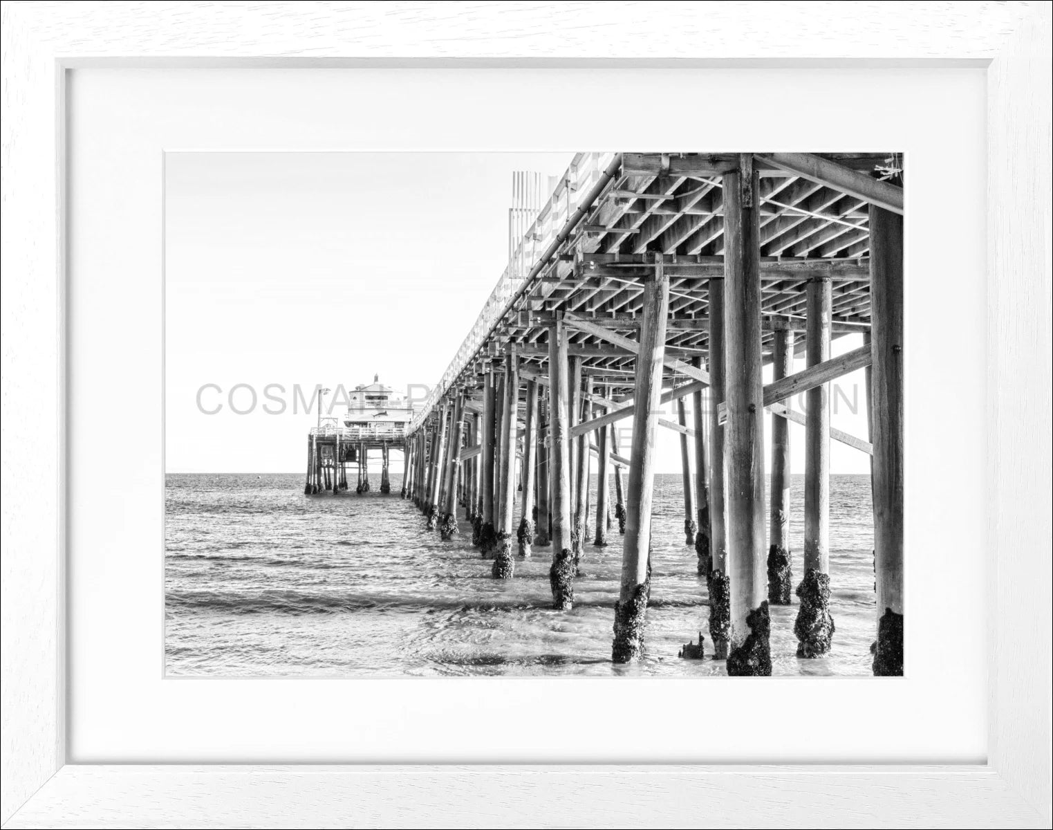 Poster mit Rahmen Kalifornien Malibu Beach ’Pier’ K91