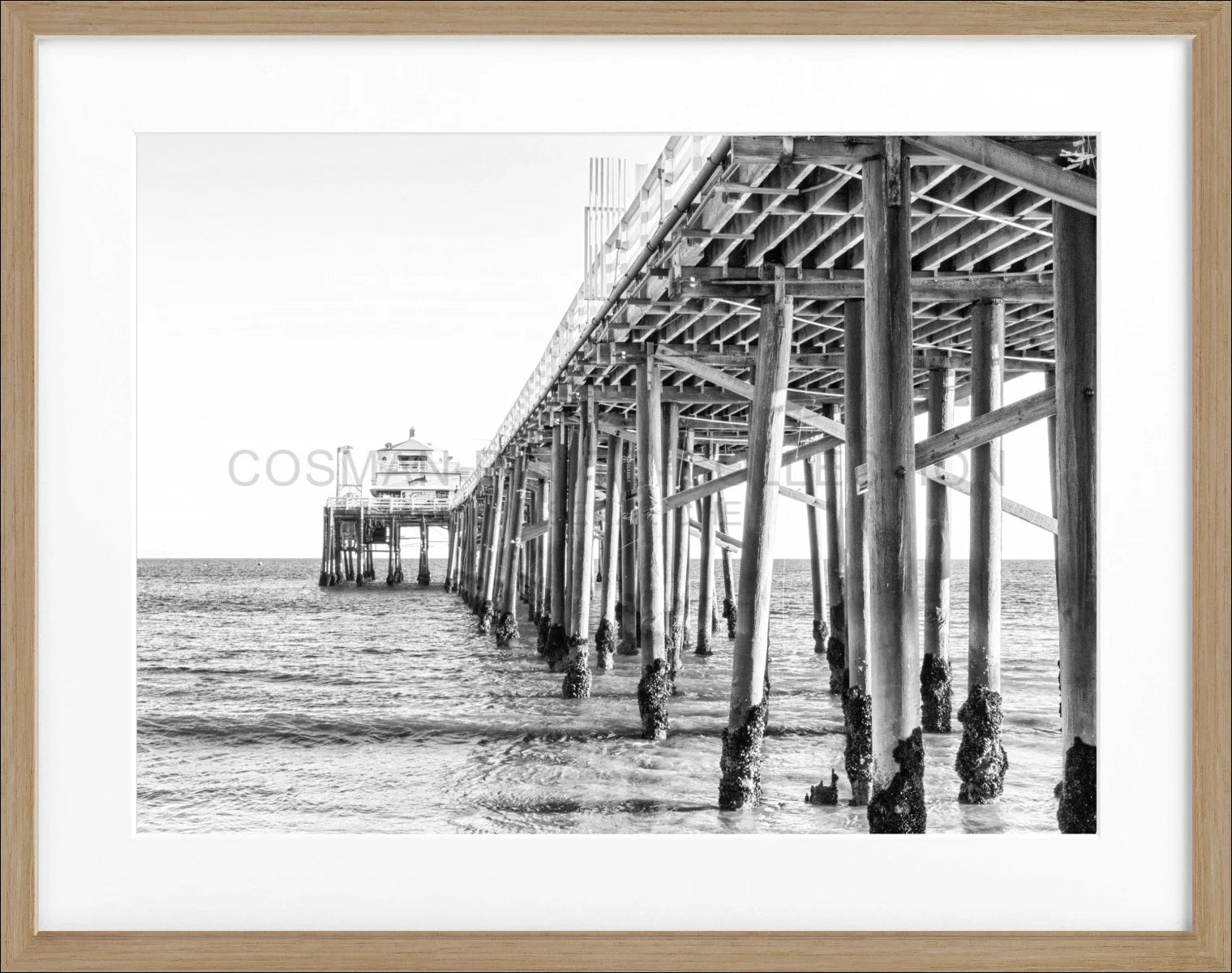 Poster mit Rahmen Kalifornien Malibu Beach ’Pier’ K91