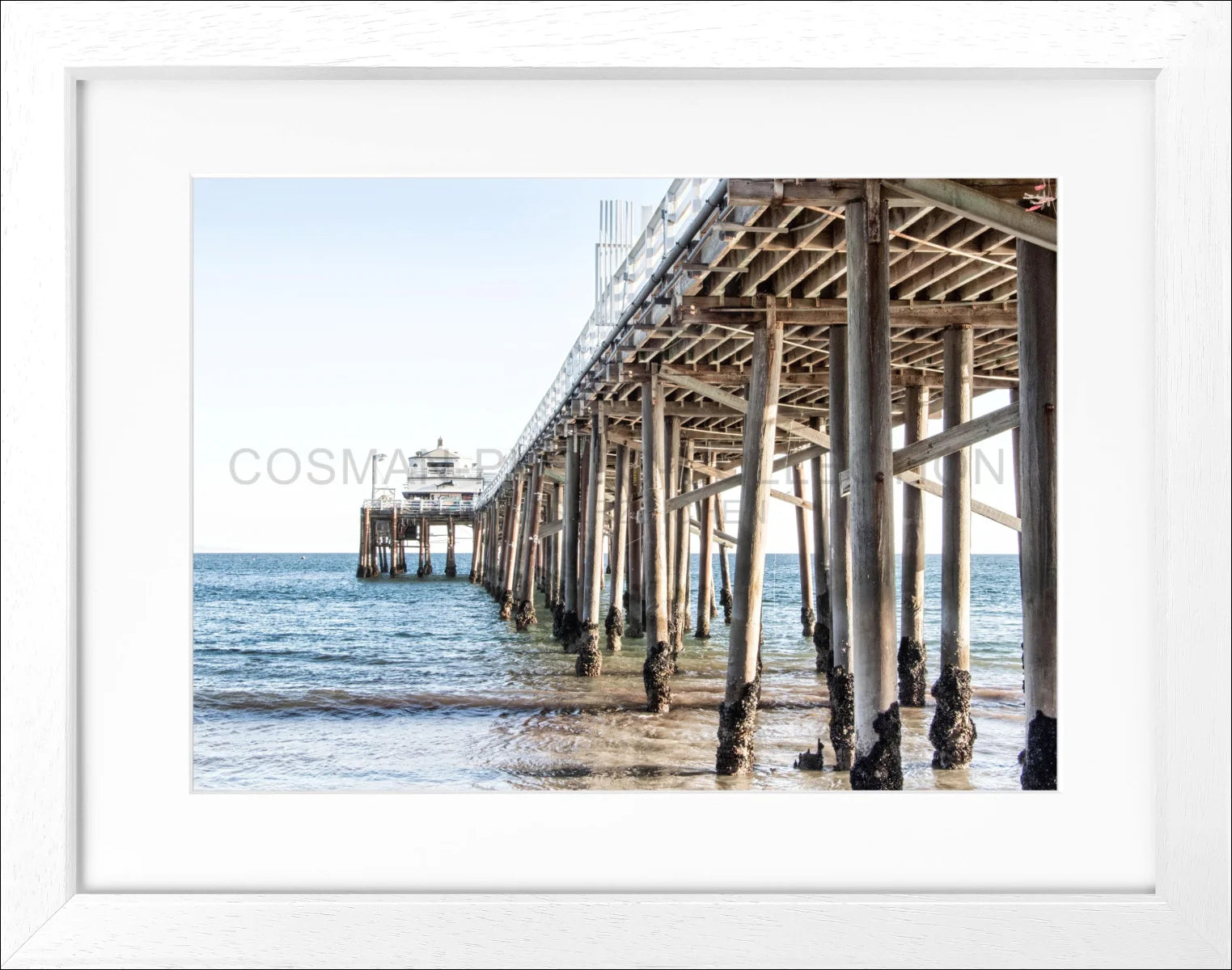 Poster mit Rahmen Kalifornien Malibu Beach ’Pier’ K91
