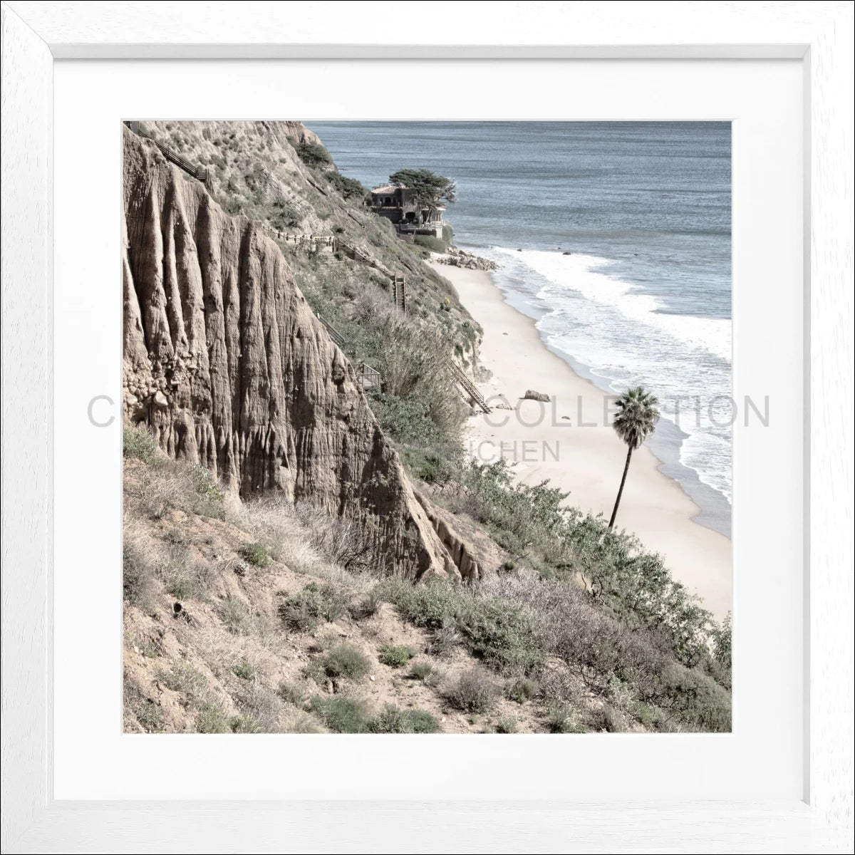 Poster mit Rahmen Kalifornien Malibu K64Q - Wandbilder