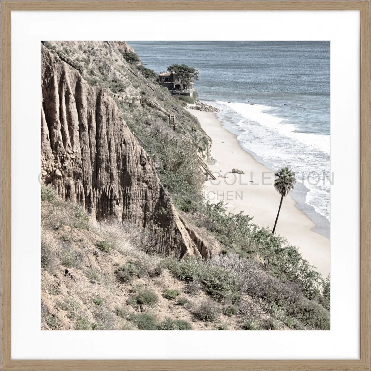 Poster mit Rahmen Kalifornien Malibu K64Q - Wandbilder