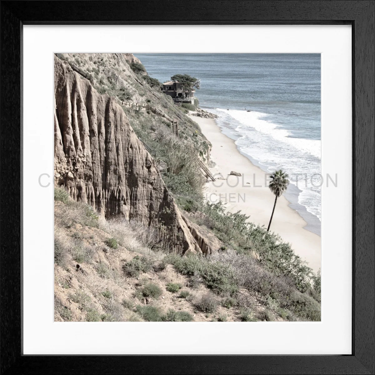 Poster mit Rahmen Kalifornien Malibu K64Q - Wandbilder