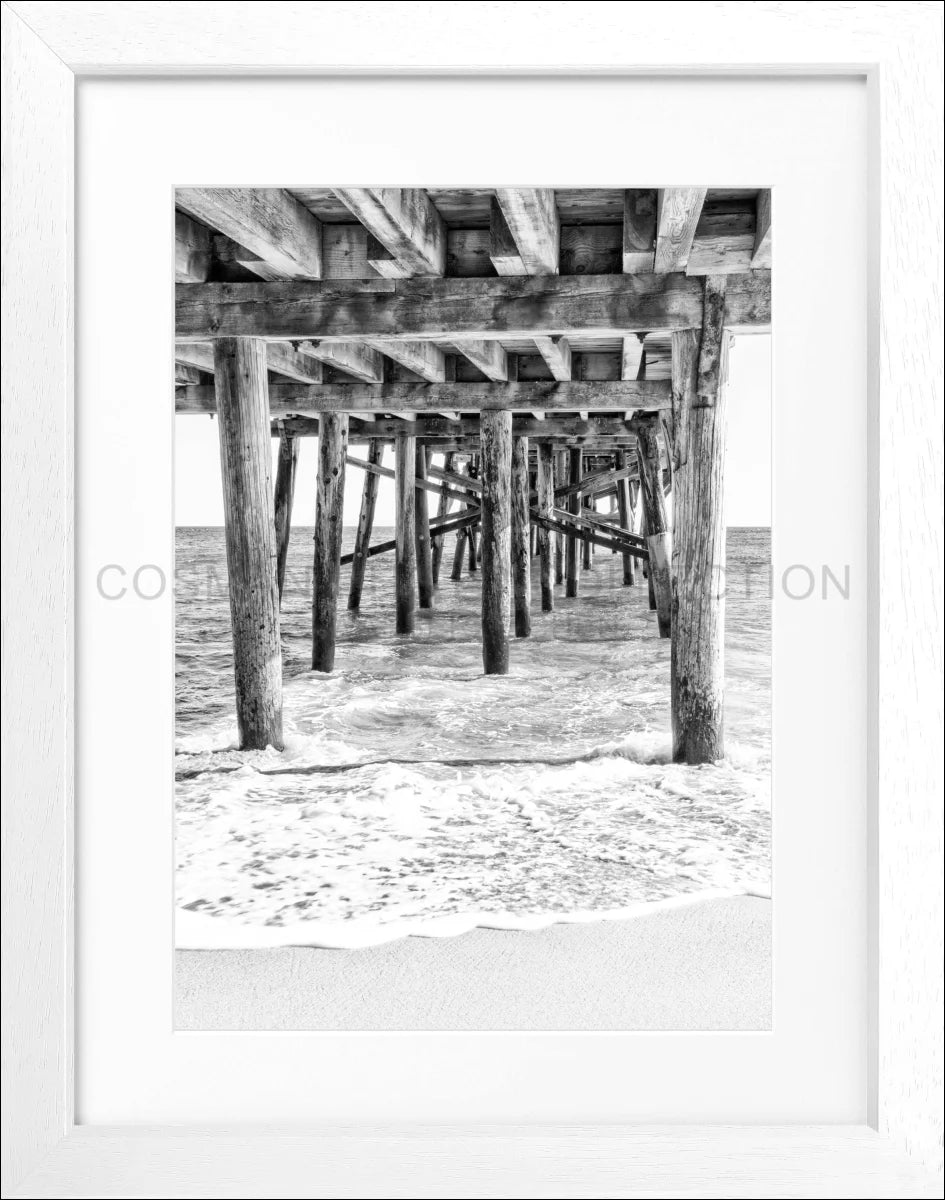 Poster mit Rahmen Kalifornien Malibu ’Pier’ K66 - Wandbilder
