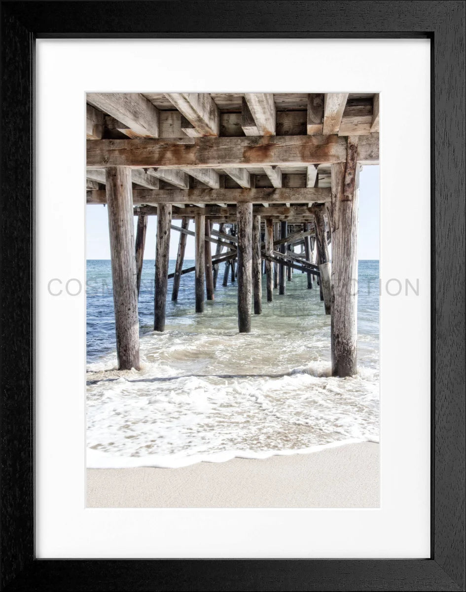 Poster mit Rahmen Kalifornien Malibu ’Pier’ K66 - Wandbilder