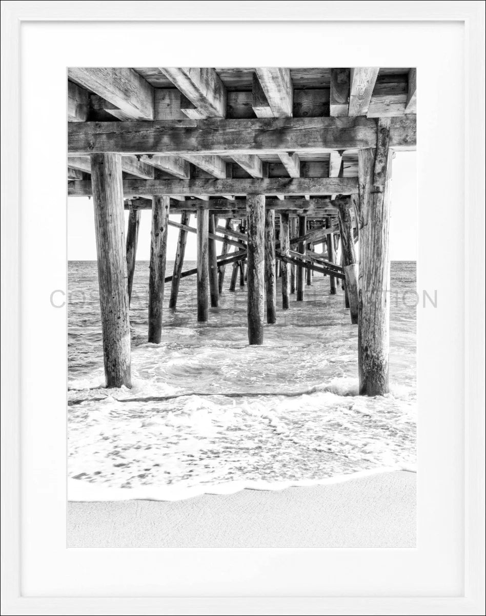Poster mit Rahmen Kalifornien Malibu ’Pier’ K66 - Wandbilder