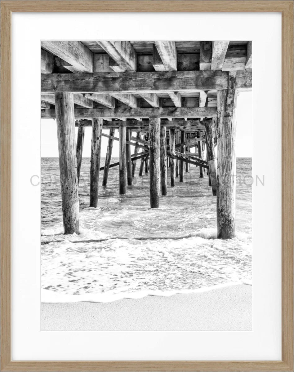 Poster mit Rahmen Kalifornien Malibu ’Pier’ K66 - Wandbilder