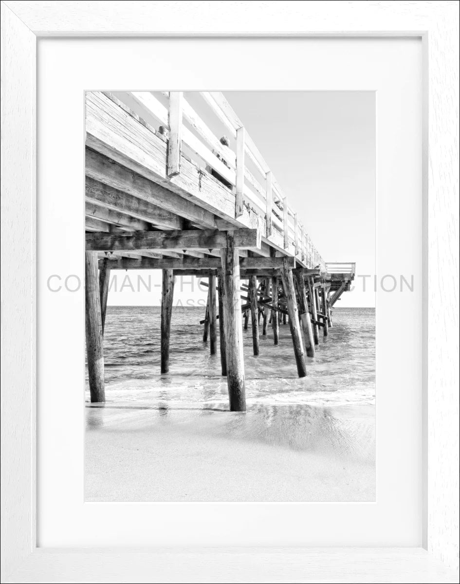 Poster mit Rahmen Kalifornien Malibu ’Pier’ K69 - Wandbilder