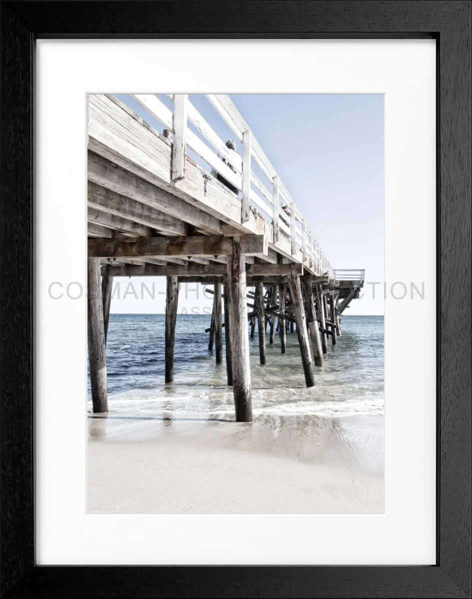Poster mit Rahmen Kalifornien Malibu ’Pier’ K69 - Wandbilder