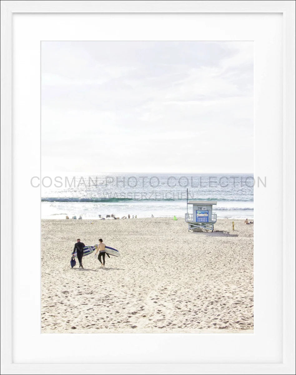 Poster mit Rahmen Kalifornien Manhattan Beach K183
