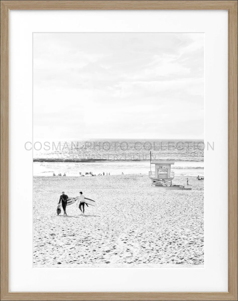 Poster mit Rahmen Kalifornien Manhattan Beach K183