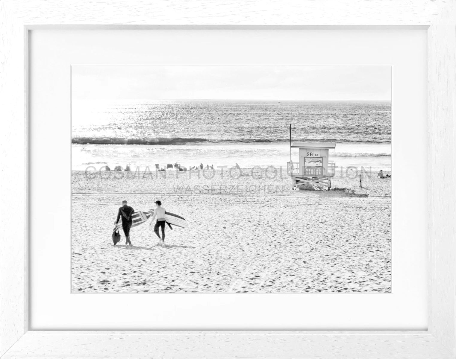 Poster mit Rahmen Kalifornien Manhattan Beach K184